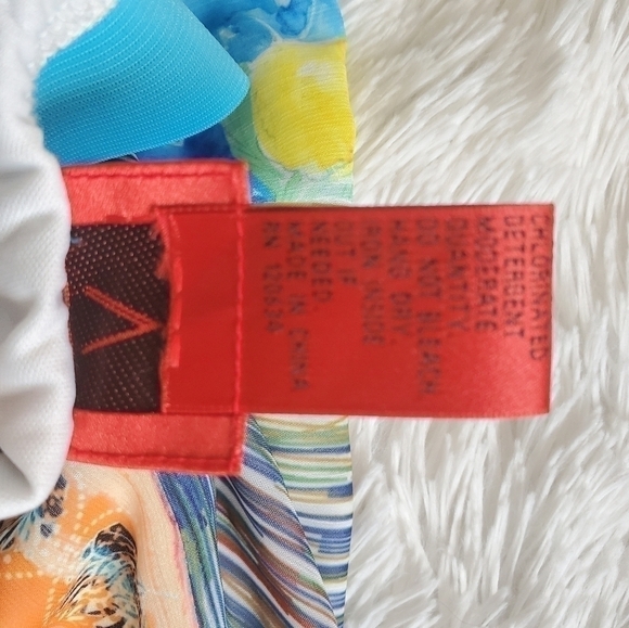 V Cristina Lemon Print Full Skirt Sz. M - Picture 7 of 7